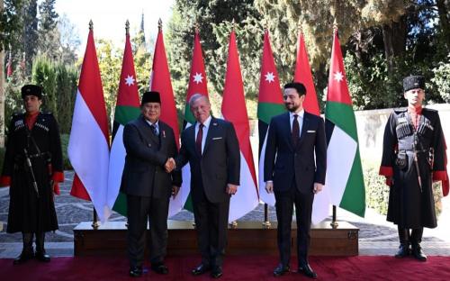 Indonesia Komitmen Perjuangkan Solusi Dua Negara, Presiden Prabowo Dipuji Raja Abdullah II