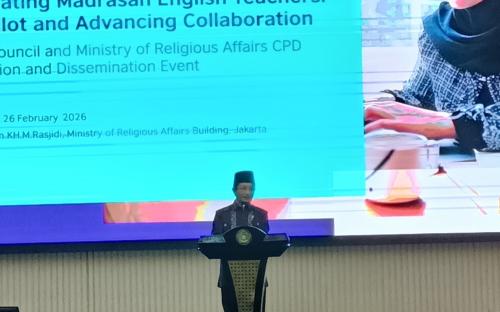 Kemenag Gandeng British Council, Perkuat Kemampuan Bahasa Inggris Guru Madrasah
